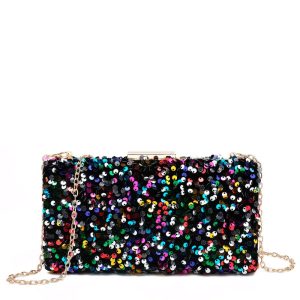 Clutch Lantejoulas Rosa
