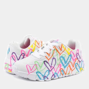 Ténis Skechers JGoldcrown: Uno Lite - Spread the Love multicolor menina