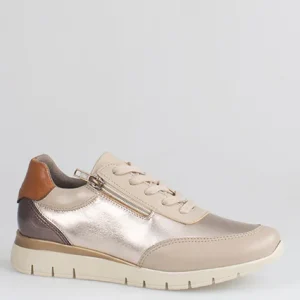 Sapatilha em pele de conforto